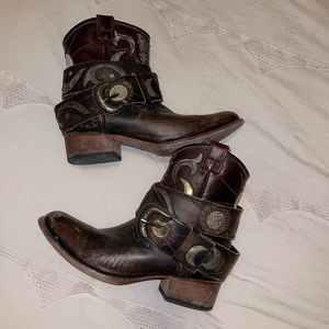 Freebird booties, practically new